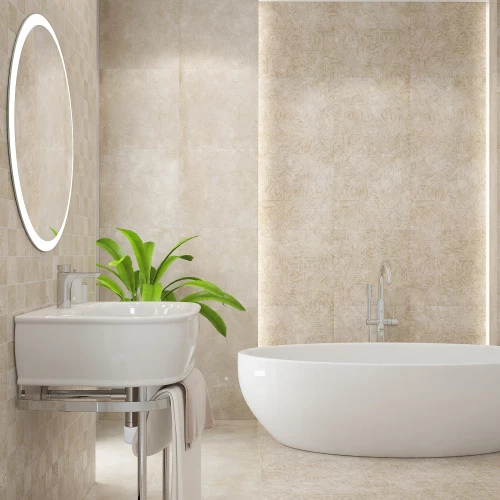 Керамогранит Керамин Детроит 1Д тип 2 светло-серый 50х50 см