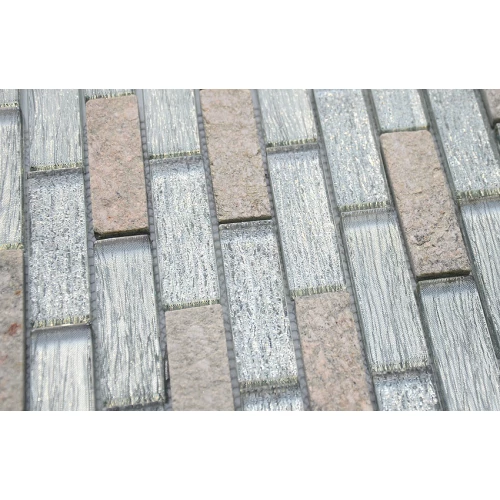 Мозаика из стекла и камня LeeDo Ceramica Dubai бежево-серый 29,8x29,8 см