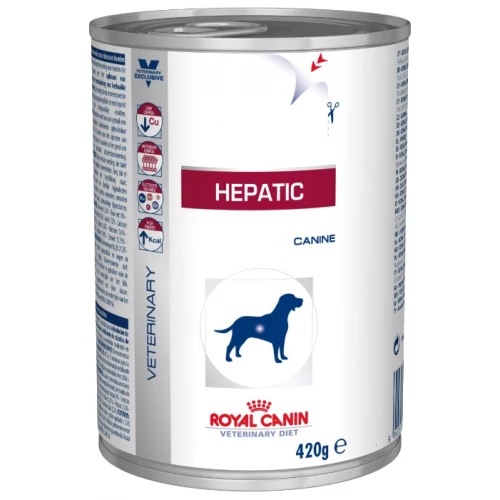 Корм Royal Canin vd hepatic консервы ветеринарная диета для собак при заболеваниях печени 420 г