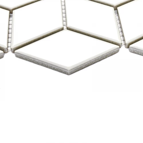 Мозаика Bonaparte Керамогранитная мозаика Medina white 48х48 белая 30,6х26,45 см