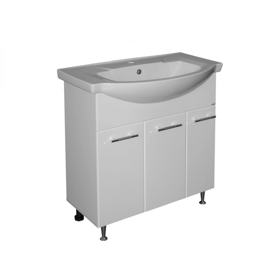 Тумба под раковину Элеганс 75 Mixline Вега-75 536049 белый