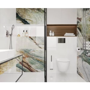 Керамогранит Laparet Atmosphere Cristal сатинированный белый 120х60 см