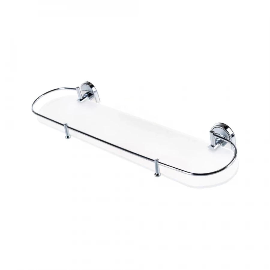 Полка стеклянная Haiba хром HB1907-1