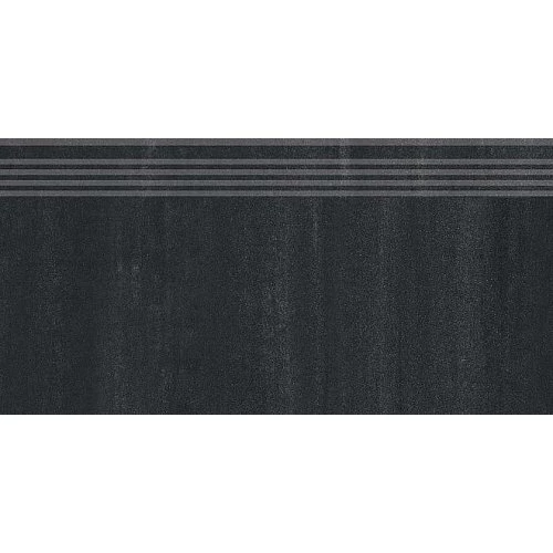 Ступень Kerama Marazzi Про Дабл черный обрезной 30х60 см