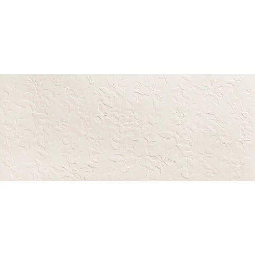 Плитка настенная Atlas Concorde 3D Wall Plaster Jasmine White матовая белая AHQW 120х50 см