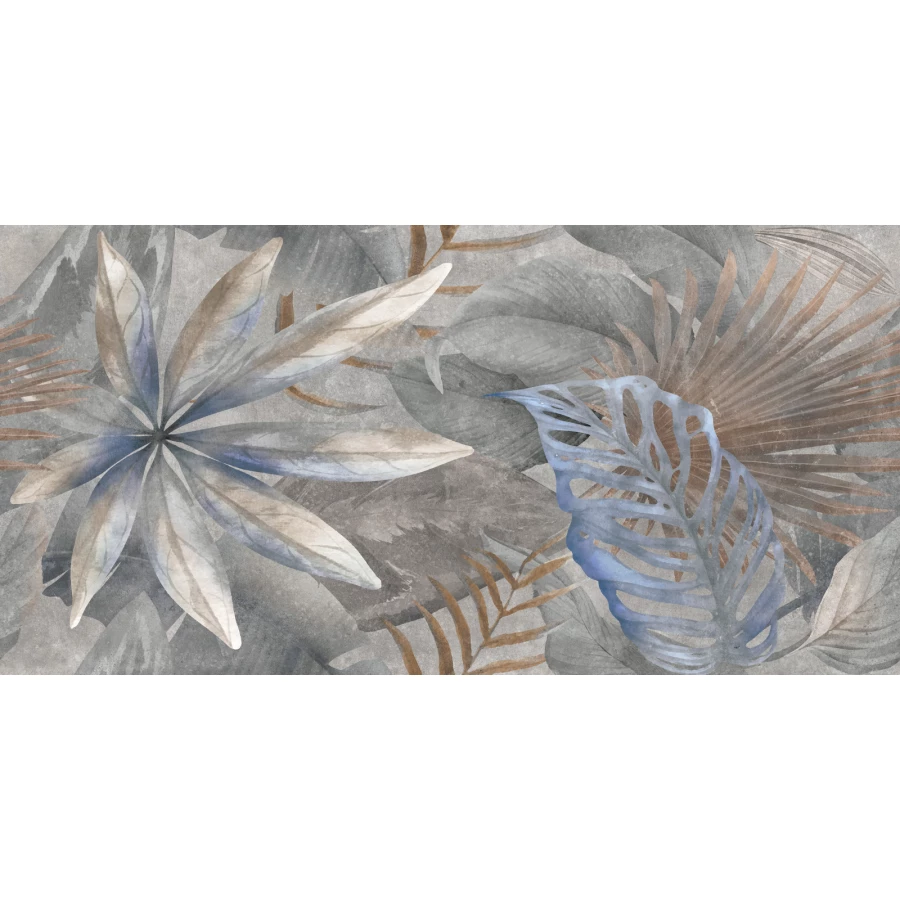 Керамогранит Delacora Bahamas Floristry Dark матовый граниль бежевый D120240G 120х60 см