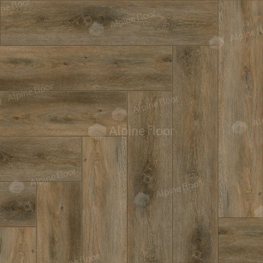 Каменный SPC ламинат Alpine Floor Tulesna Art Parquet Divino 1005-8 43 класс 4 мм 19.5 кв.м 60х12.5 см