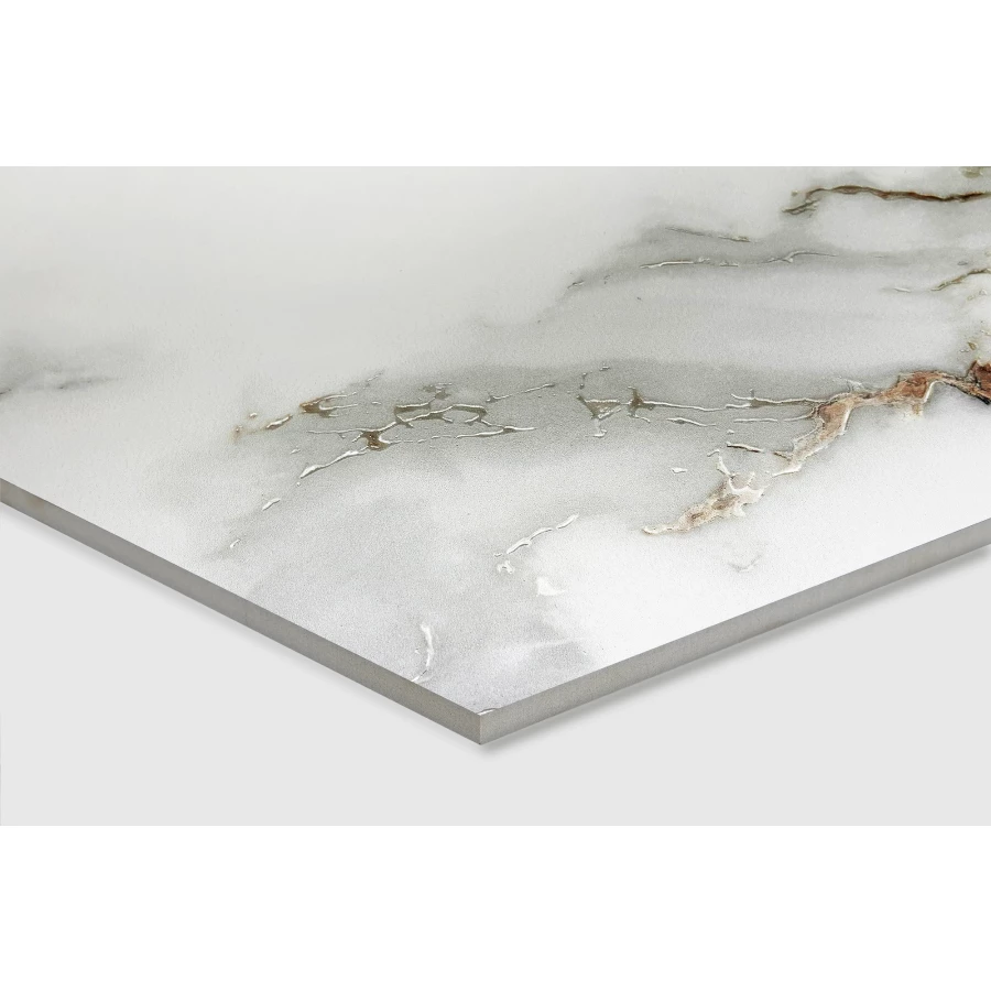 Керамогранит Arcadia Ceramica Statuario Seville Carving белый CR6002-A 60х60 см