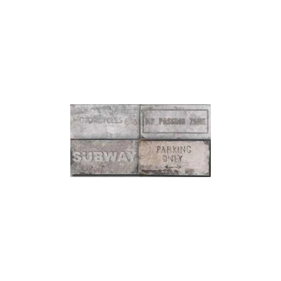 Керамогранит Cir Ceramiche New York Road Signs Mix Soho 1048425 20х10 см