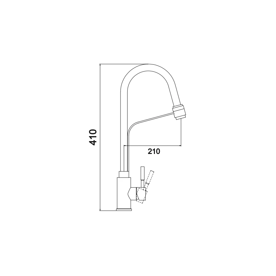 Смеситель Fmark для кухонной мойки FS26829-12