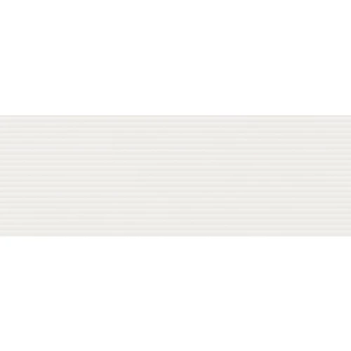Плитка настенная Rondine Brio Shangai Neutro Ret матовая белая J93833 100х33,3 см