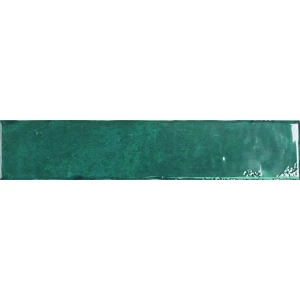 Плитка настенная Monopole San Remo Turquoise глянцевая бирюзовая 25x5 см