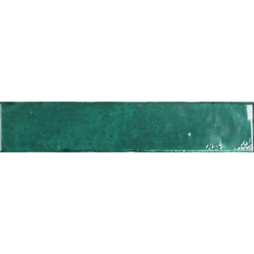 Плитка настенная Monopole San Remo Turquoise глянцевая бирюзовая 25x5 см
