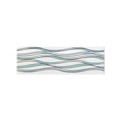 Бордюр Kerama Marazzi Линьяно Подснежники бирюзовый OP\B03\7071T 20х6,3 см