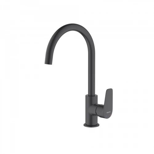 Смеситель для кухни Aquatek Бетта матовый черный AQ1182MB