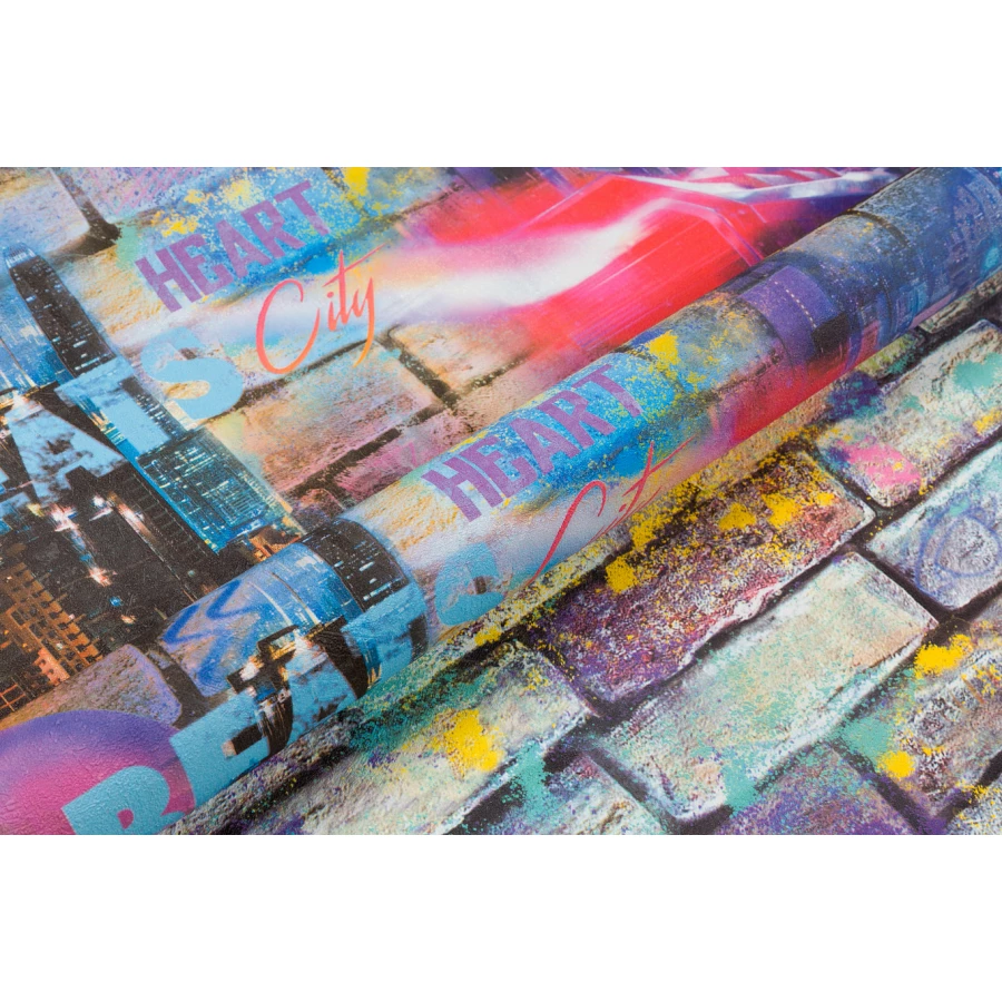 Обои флизелиновые Palitra Home HomeColor Pulse синие HC71616-56 1.06х10.05 м