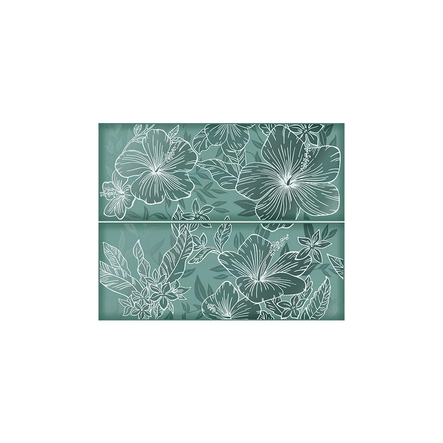 Панно Kerlife Elissa Mare Fiore зеленый (компл. из 2-х шт.) 50.5*40.2 см
