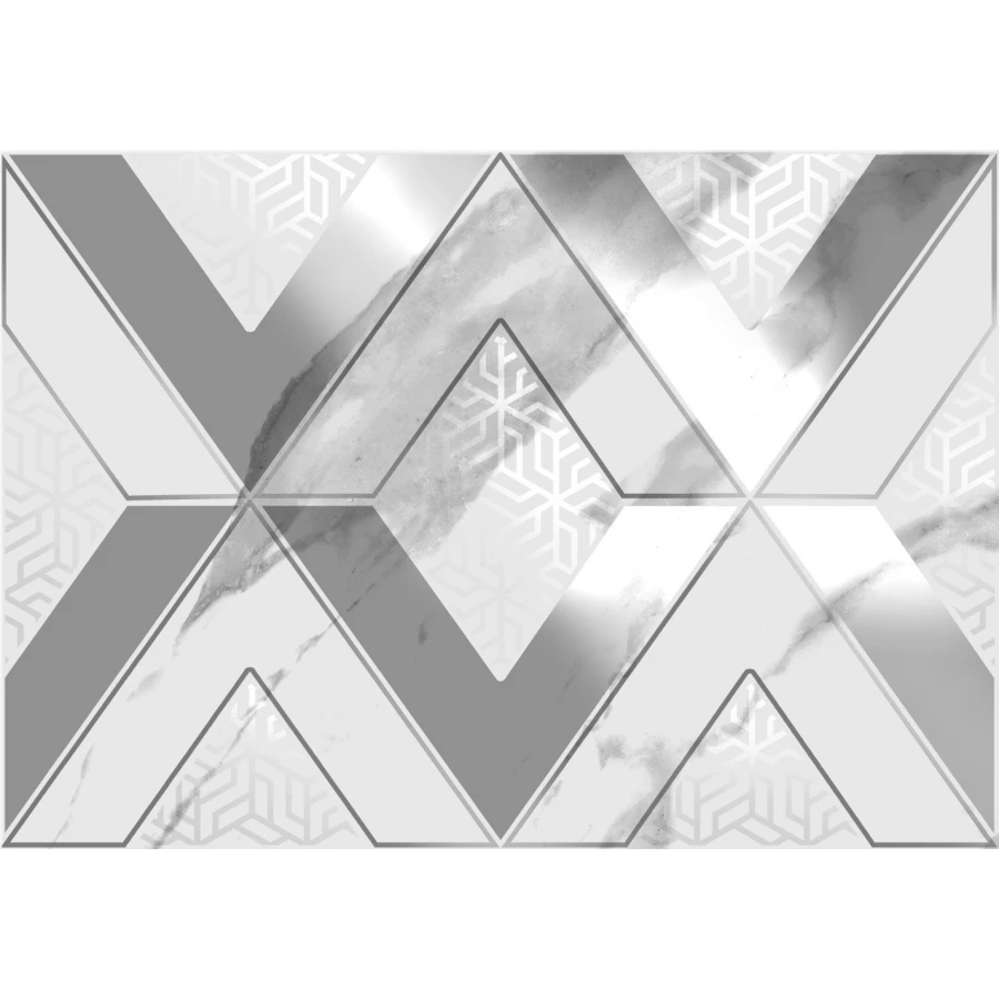 Декор Axima Виченца D белый 28х40 см