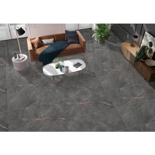 Керамогранит LV Granito Glossy Sonata Black polished 120х60 см