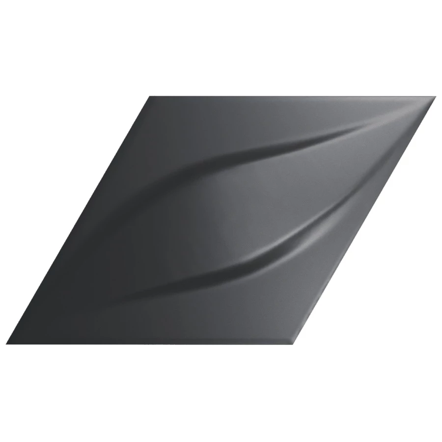 Плитка настенная ZYX Evoke Diamond Blend Black Matt 218260 25.9х15 см