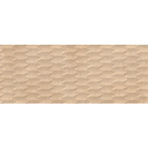 Плитка настенная Porcelanosa Верона Голд Субик / Verona Gold Cubik матовая бежевая 100371184 150х59,6 см