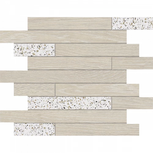 Мозаика Estima Kraft Wood KW00 CM00 Muretto Структурированный Неполированный 70621 35х30 см