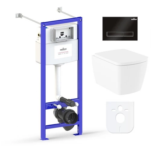 Унитаз Lavinia Boho Relfix Aveo Rimless 77050208 (комплект 6 в 1)