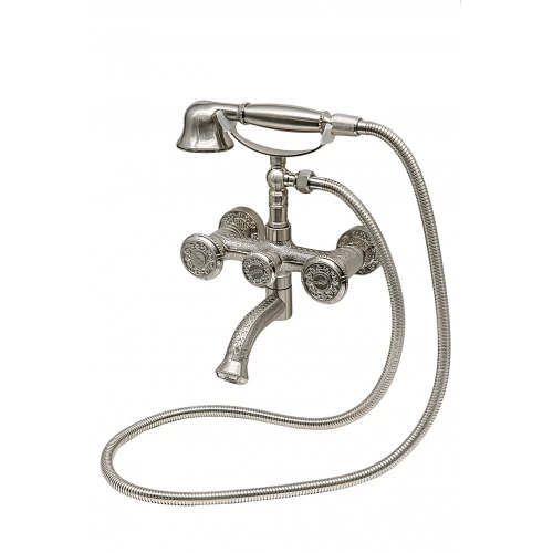 Смеситель для ванны с душем Milacio Almeria MC.301.SL серебро