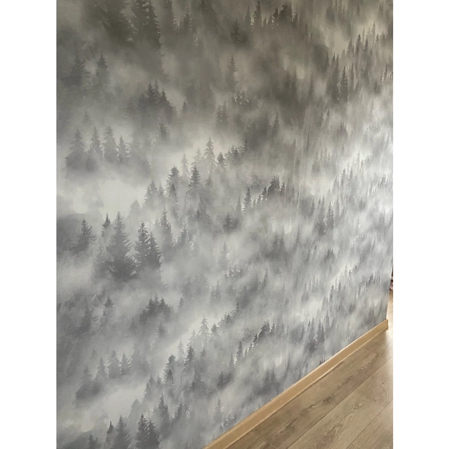 Обои флизелиновые Palitra Home HomeColor My Forest серые HC71960-14 1,06х10,05 м