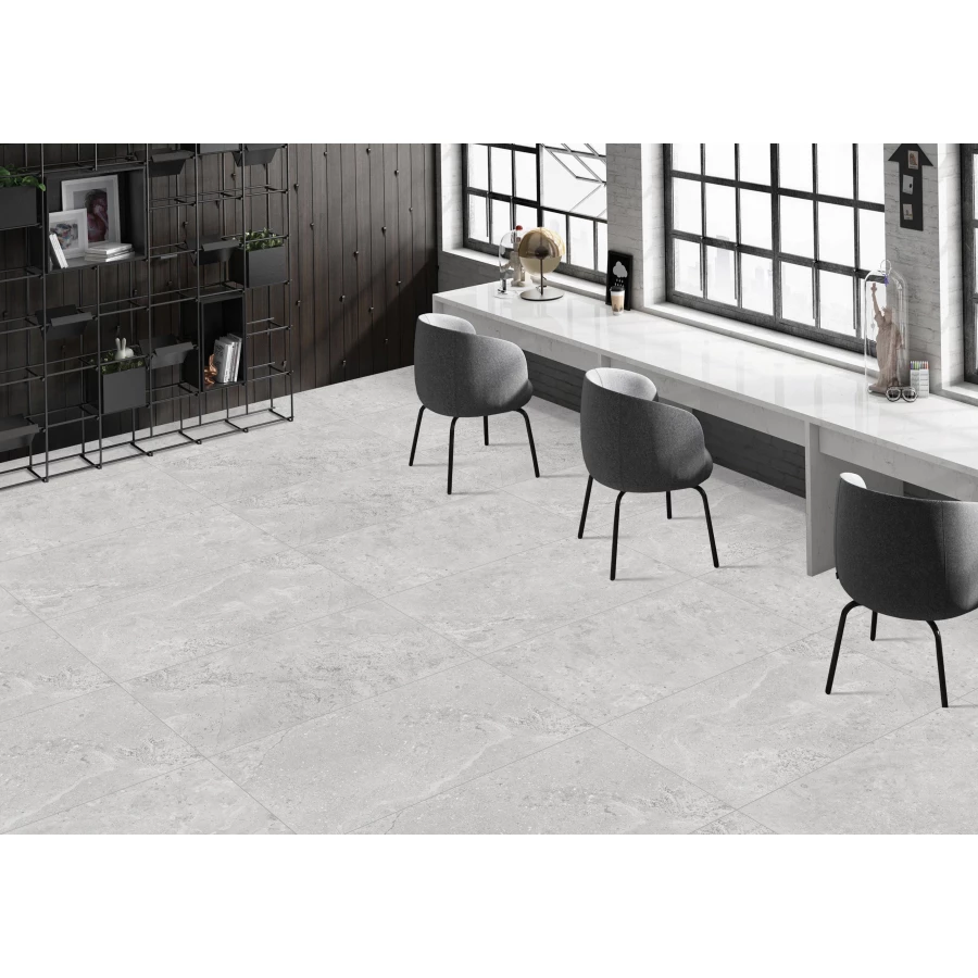 Керамогранит lamore Ceramic Matt 60х120 Florence Gris матовый серый 60/120-024 120х60 см