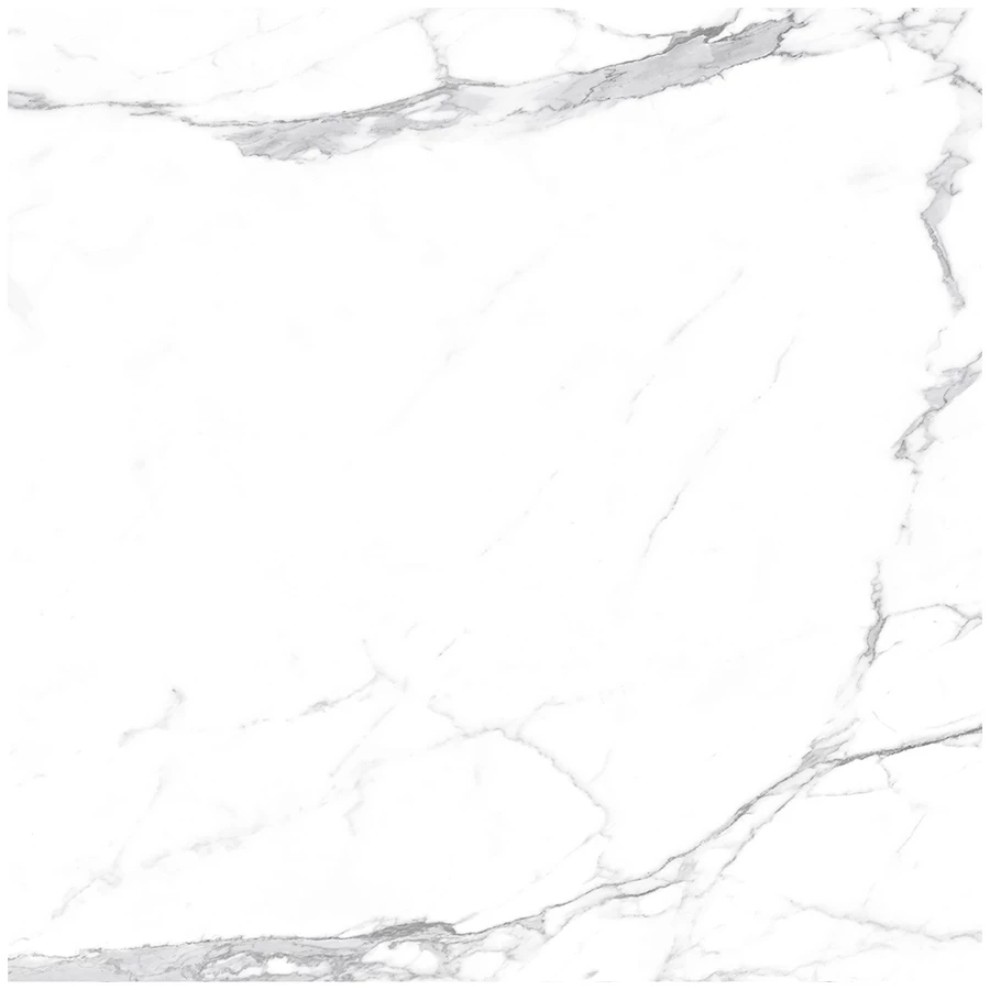 Керамогранит Ceradim Carrara Terrific Silver белый Матовый 60х60 см