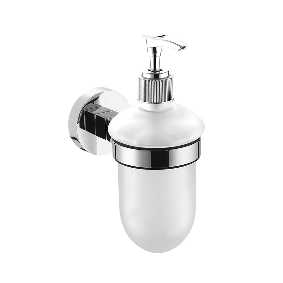 Дозатор жидкого мыла Azario Nessy стеклянный 200 мл хром AZ-73112