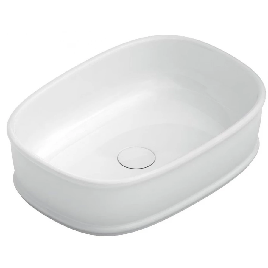 Раковина Kerama Marazzi Circo накладная 50 белая глянцевая CI.wb.50