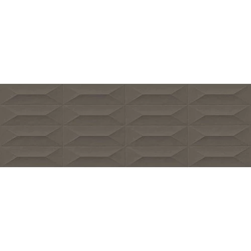 Плитка настенная Marazzi Colorplay Taupe Struttura Cabochon 3D Rett. коричневый 30х90 см