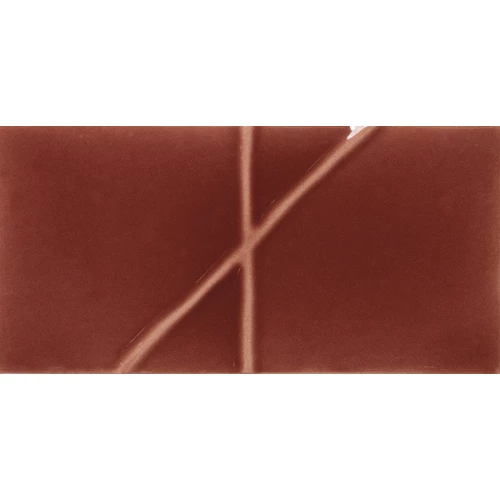 Плитка керамическая WOW Йоко Оригами Бордо / Yoko Origami Bordo глянцевая бордовая 134629 12,5х6,2 см