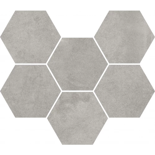 Мозаика Coliseumgres Экспо Грэй Гексагон 620110000173 29х25 см