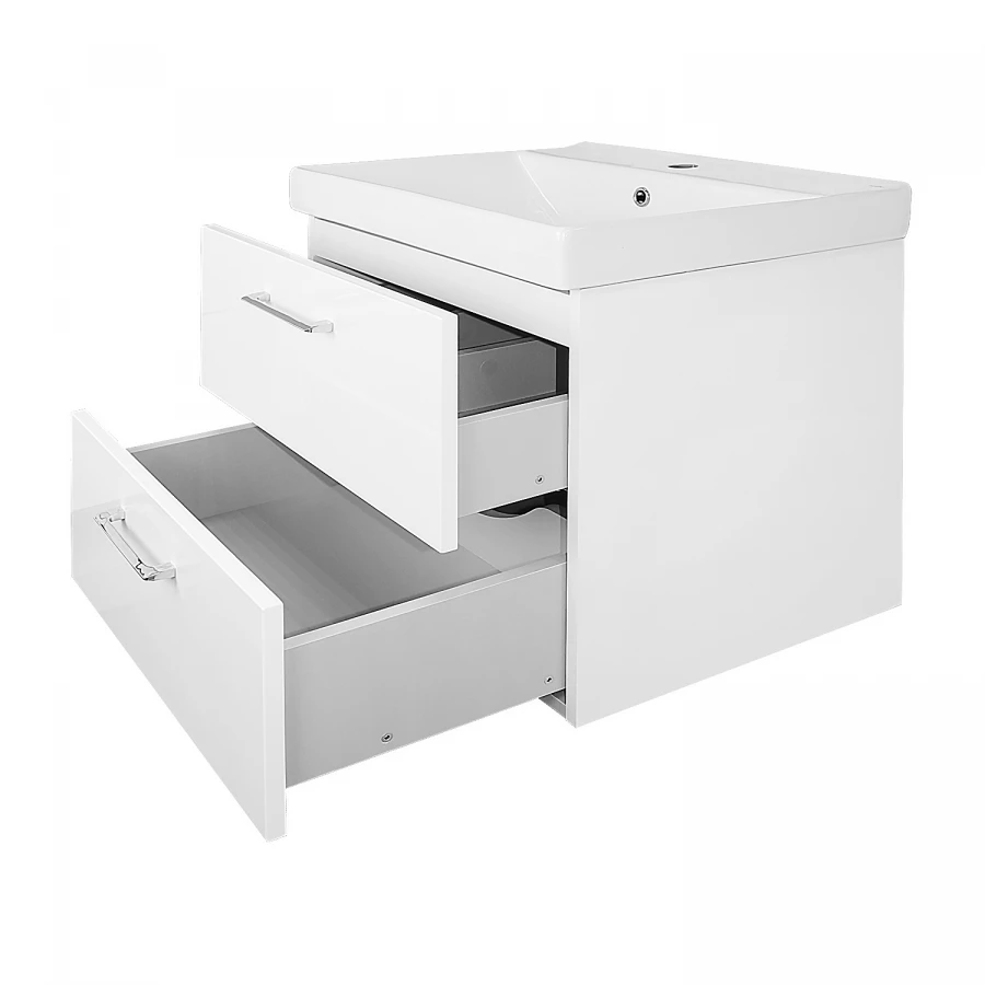 Комплект Azario Тумба Ника 60 подвесная с раковиной Tempo 60 CS00091367 60х56х47.5 см