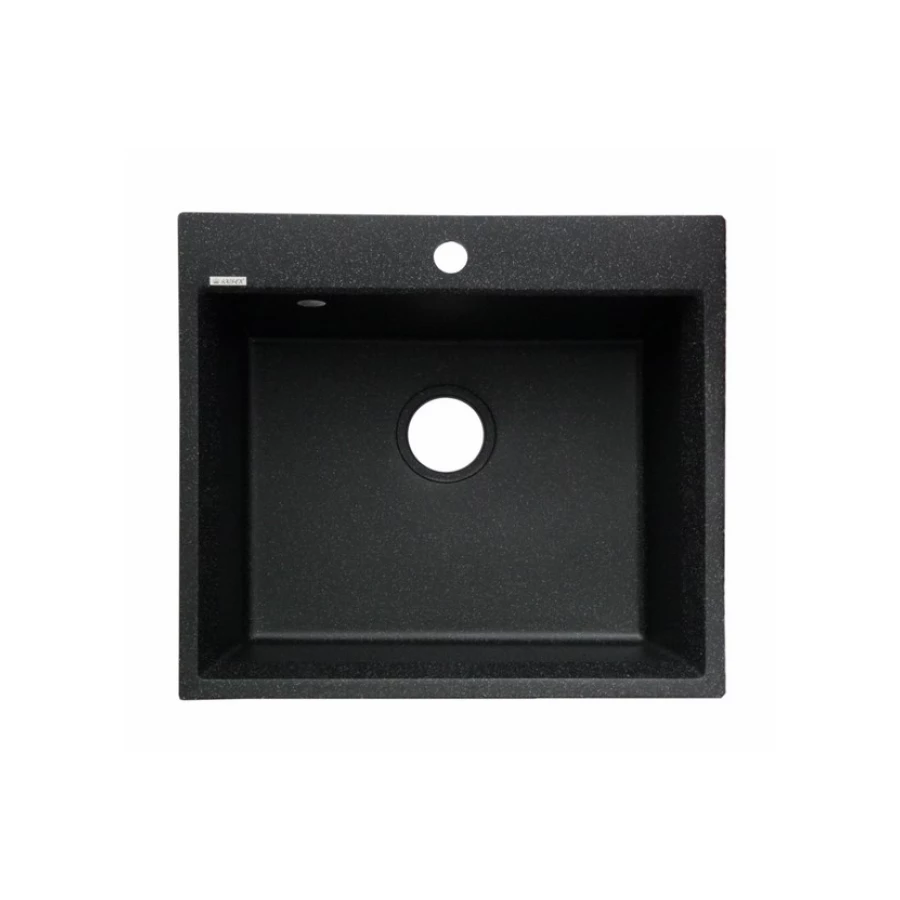 Кухонная мойка Kaiser KMM-5056 мрамор KMM-5056 Bl&W черный 51,5х57 см