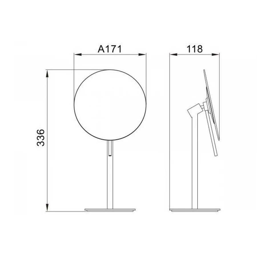 Зеркало настольное Savol с увеличением 5х Java S-M111L