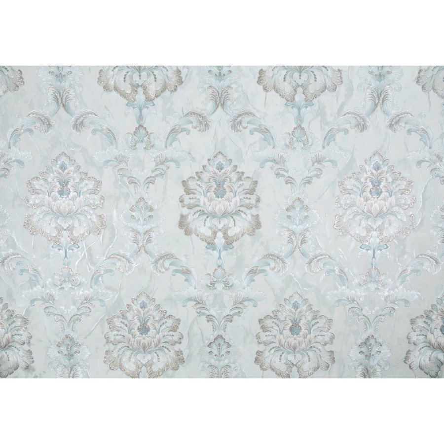 Обои флизелиновые Palitra Life Bergamo Палитра бирюзовые PL72287-16 1,06х10,05 м