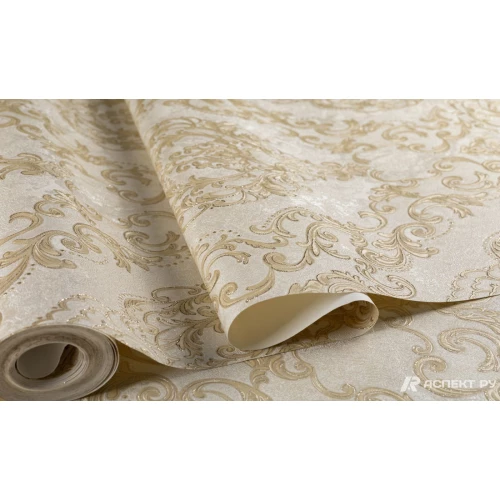 Обои флизелиновые Аспект Эмилия Бежевый 70556-12 1,06х10,05 м