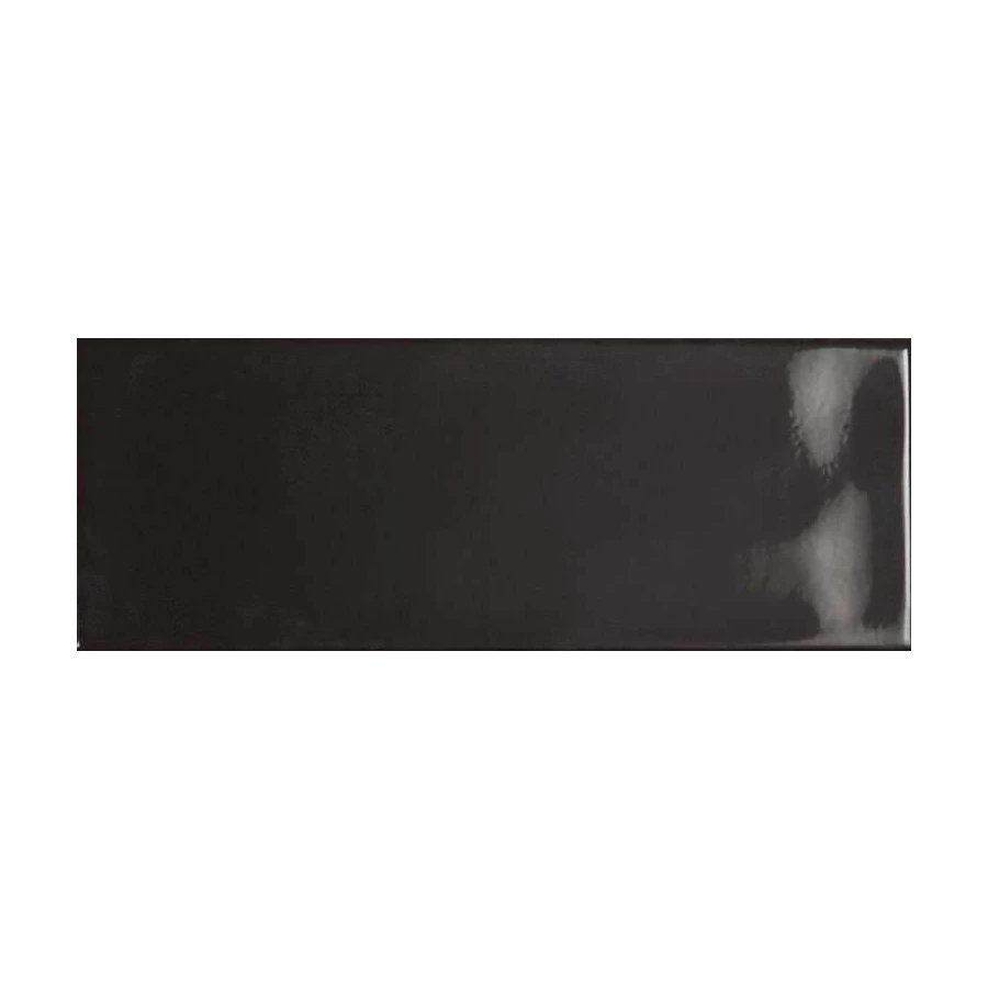 Плитка настенная Cas Ceramica Forever Dark глянцевая черная 40х15 см