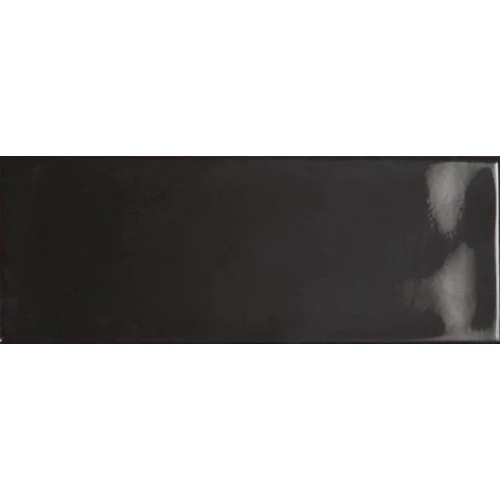 Плитка настенная Cas Ceramica Forever Dark глянцевая черная 40х15 см
