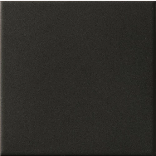 Плитка настенная Mutina Дин Бласк Матт / Din Black Matt матовая черная KGDM02 15х15 см