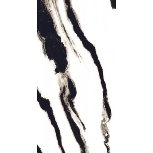 Керамогранит Bluezone Panda White глянцевый черно-белый BZ73147 120х60 см