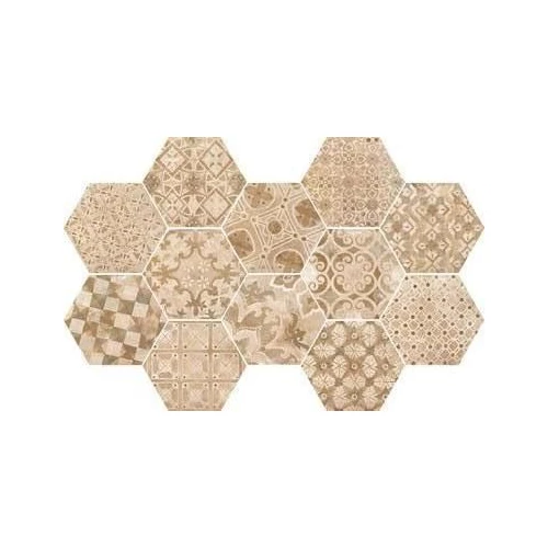 Декор Ragno Marazzi Epoca Decoro Cementine Rosa бежевый 21х18.2 см