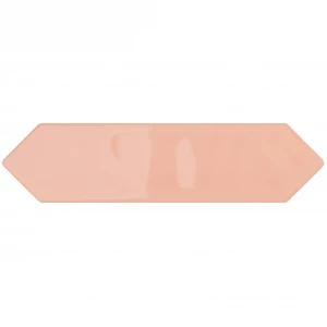 Плитка настенная Smile Tile Пикет Роза / Picket Rose глянцевая розовая 12437776 30х7,5 см