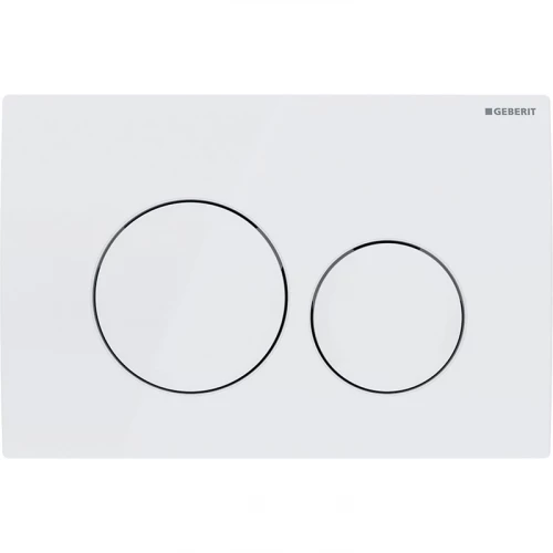 Смывная клавиша Geberit Delta 20 двойной смыв Альпийский белый 115.127.11.1