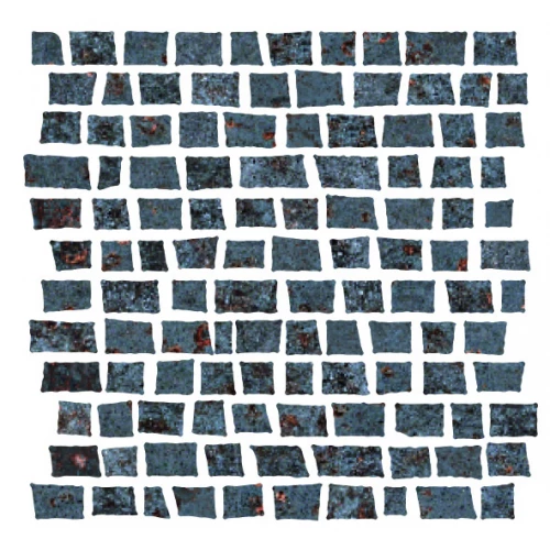 Мозаика Serenissima Costruire Random Metallo Nero 1062376 30х30 см