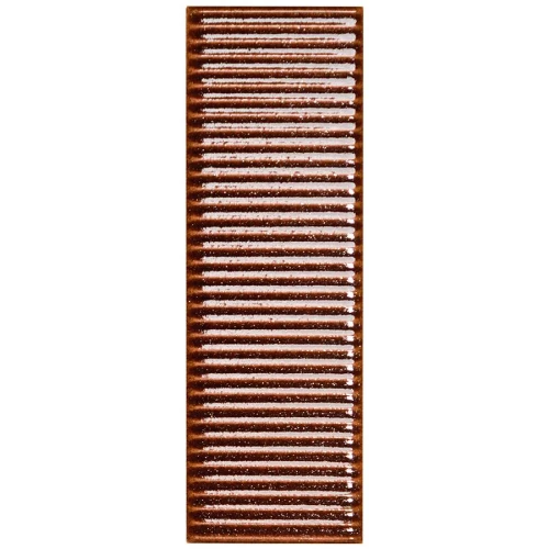 Керамогранит WOW Микаре Cанале Саффрон Дарк / Micare Canale Saffron Dark глянцевый красный 141285 15х5 см